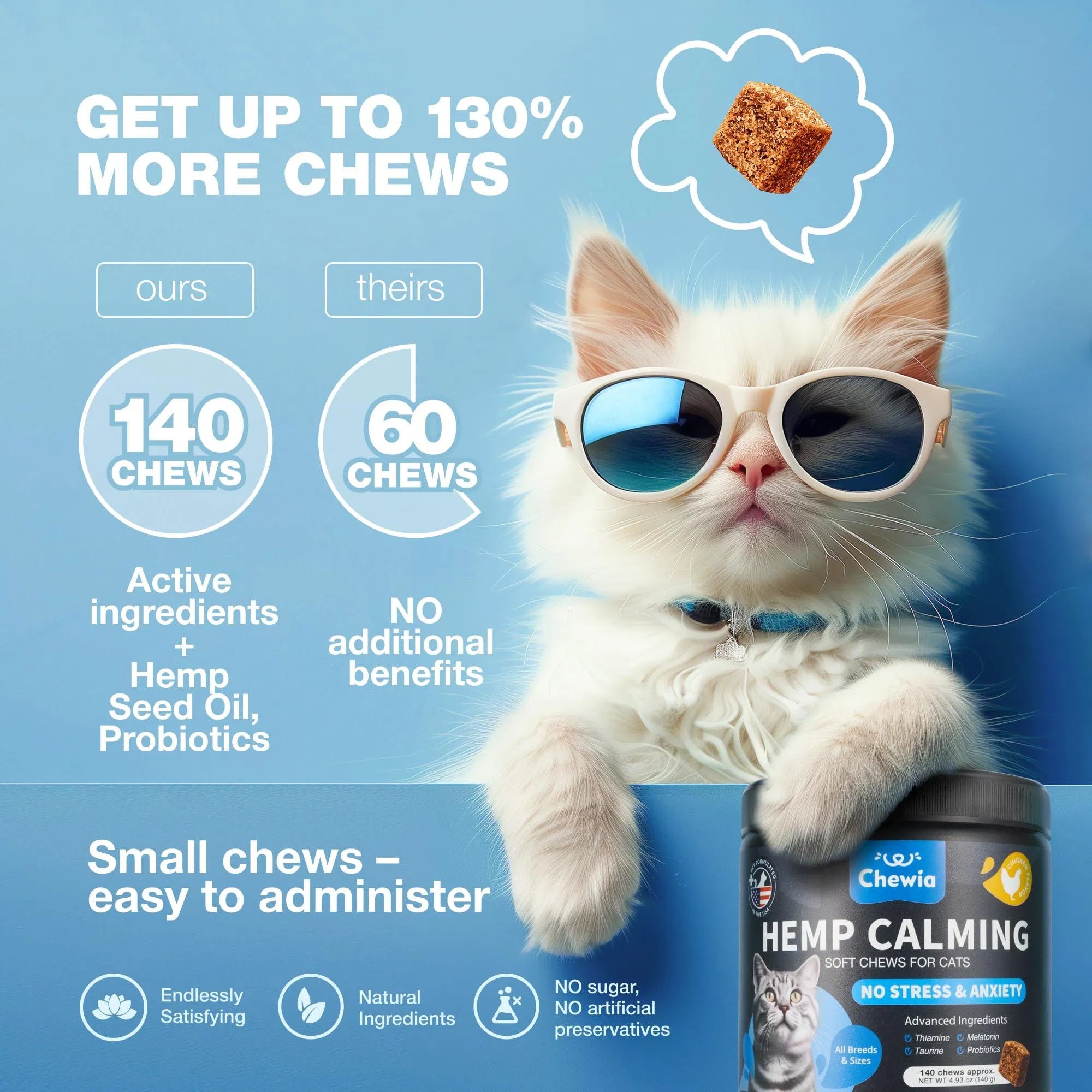 Zynpaws™ Hemp Calming Chews by Chewia